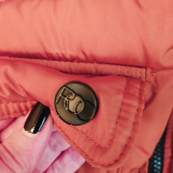 Y2K Rocawear Quilted Puffer Parka Jacket w Sherpa Hood Multi Pockets & Zip Sides - Picture 8 of 16